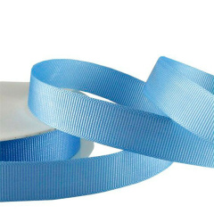 Лента Декоративная (2,5 см * 22,85 м) Репсовая, Голубой, 1 шт.